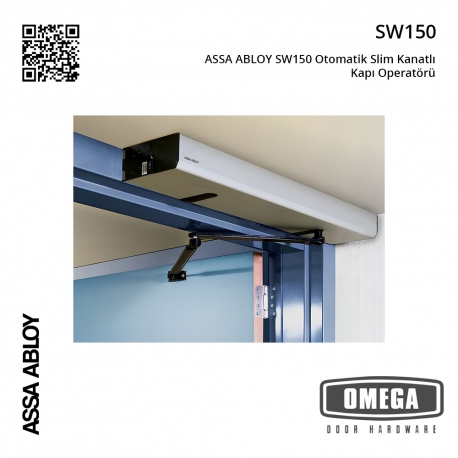 ASSA ABLOY SW150 Otomatik Slim Kanatlı Kapı Operatörü