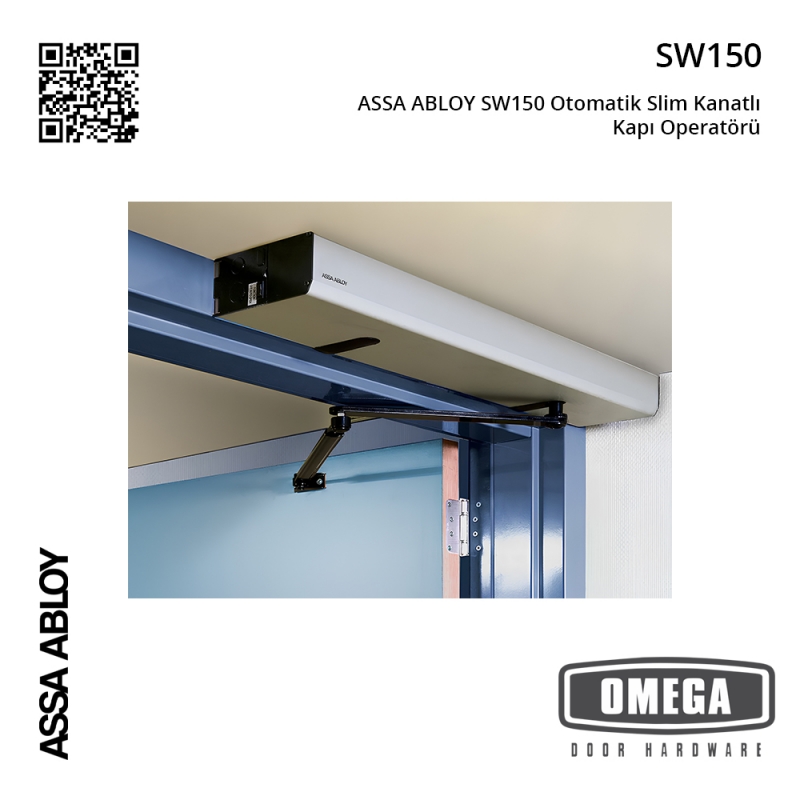 ASSA ABLOY SW150 Otomatik Slim Kanatlı Kapı Operatörü